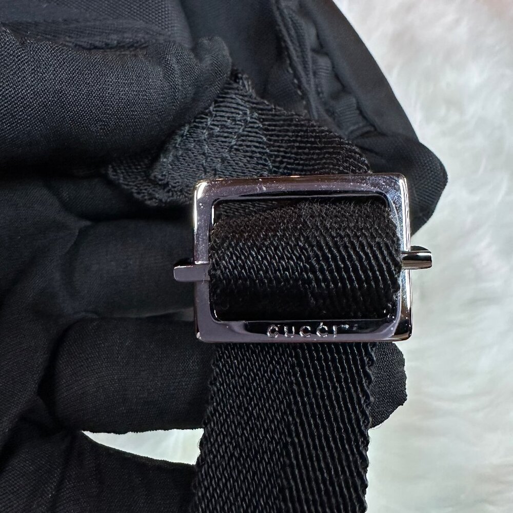 ❌SOLD❌ Authentic Gucci Sherry Line Web Nylon Backpack - Picture 15 of 15